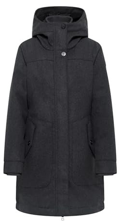 Ragwear JANNISA COAT, DARK GREY, L