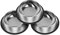 3Pcs Stainless Steel Dog Bowls Non-Slip Dog Food and Water Bowl Unbreakable Thicken Pets Feeder 13 Oz Rubber Base for Small/Medium/Large Pets Perfect Dishes for Indoor Dogs