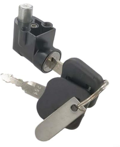BlissfulAbode Battery Case Power Lock & Key, Reliable Metal Construction Electric Bike Scooter E-bike Battery Lock For Hailong 1 Battery Case 1-2 Battery(11MM)