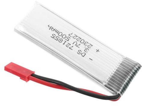 KONTONTY 2pcs 3.7v Battery Rechargeable Batteries Rechargeable Lipo Battery Ua Rc Quadcopter Replacement for Ua 3.7v 500mah Lipo Silver