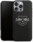 Slim Case extra dünn kompatibel mit Apple iPhone 16 Pro Max Silikon Handyhülle schwarz Hülle RB Leipzig Metallic Look Carbon