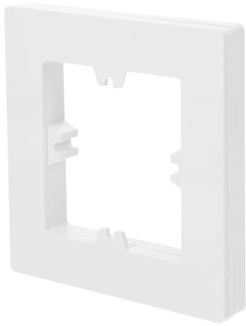 AUTSUPPL Wall Socket Spacer 86 Type Electrical Outlet Decorative Wall Plate Cover 6pcs White Repair Faceplate for Switch Panel Gap Filling