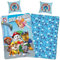 Paw Patrol Kinderbettwäsche Play – 135 x 200 cm + 80 x 80 cm – 100% Baumwolle Renforcé-Linon – Bettwäsche mit Motive von Chase, Marshall, Rubble & Skye – Reißverschluss, deutsche Größe