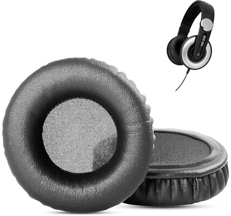 XRHTONG Prime Earpads Replacement Compatible with Sennheiser HD-205 HD 205 Headphone Ear pads Cushion(Protein Leather/Memory Foam)
