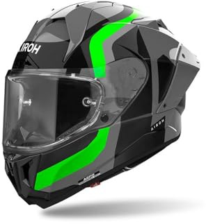 AIROH GP 800 COMPETITION GREEN FLUO GLOSS L