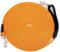 HAPPY HACHI Schleppleine für Hunde, Reflektierend Schleppleine Hundeleine mit Handschlaufe & 2 Karabinerhaken, Robuste Geflochten Trainingsleine für Kleine bis Große Hunde (Orange, 20m)