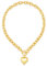 LILIE&WHITE Gold Necklace Heart Pendant Chain Necklace for Women - Hypoallergenic and Non-Fading Chunky Jewellery Gifts