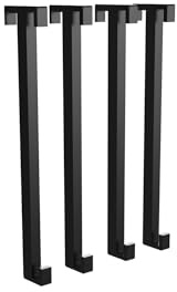 Set of 4 Show Plate Hangers/Holders - Detailers | Car Meet | Valet | Show Car (Black)
