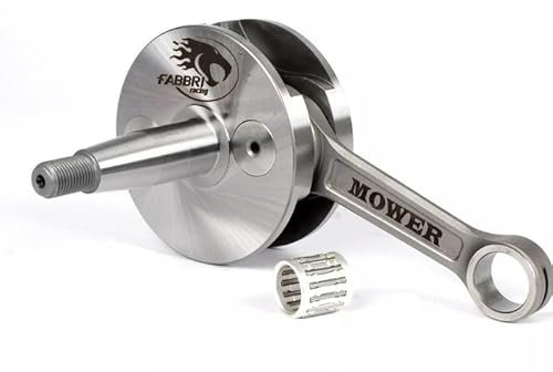 Albero motore FABBRI RACING MOWER a PERA, spalle 87 cono 20, biella 97 dal pieno