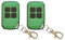AG MATIC Telecomando per DEA GT2, GT4/MIO TR2, TR4/MIO TR2N, TR4N/GENIE 273/GENIE 273L/GOLD 288/GOLD 289, Rolling Code 433,92 MHz (verde, 2 pezzi)