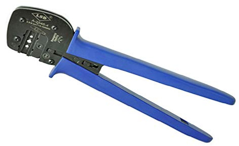 MYRDBT Crimpzange, Crimpzange MC3 Crimpzange für 2,5-6mm² Nicht isolierte offene Steckertyp-Anschlusskabelschuhe Solar-Crimpwerkzeug Multifunktionale Abisolierzange