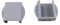 Marel Shop® - Guida Tappo Terminale Cestello Kit 2 PZ per Lavastoviglie compatibile con Franke Smeg per Modelli : FDW612HL3A - DI6FABNE1 - DWA6214S - KLS1256S - LSP222BIT