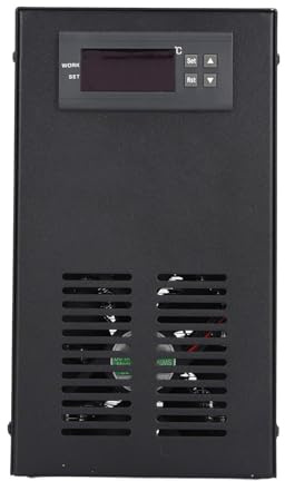 70W Single -Kühlwasserkühler mit Pumpe für 20 -L Hydroponik Tank Ideal für Haustier Hydroponikpflanzen und Quallenfisch (EU-Stecker)