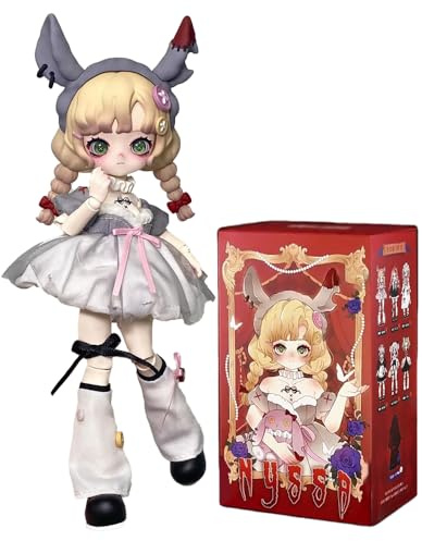 XiDonDon Nyssa Bizarre Nightmare Serie Action-Sammelfigur Anime-Modell Geschenk 1/12 Gothic-Stil BJD Puppenspielzeug (Single Box)