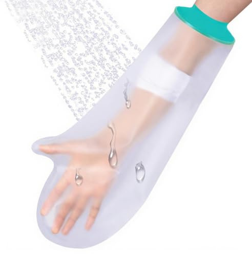 EIHI 1 Pezzo Protezione per gesso braccio, Copri gesso braccio per doccia, Coprigesso braccio impermeabile adulti, 55CM