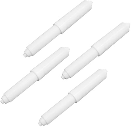 Toilet Paper Holder Rollers - ShiningUU 4 Pack Plastic Spring- Paper Holder Stand | Roller Inserts, Easy Fit Replacement Roller for Bathroom Tissue Holders