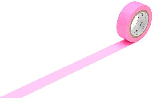 mt Washi Masking Tape Klebebandrolle Shocking Pink