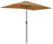 Greenbay 2x3m Garden Parasol Umbrella Patio Outdoor Sun Shade Aluminium Crank Tilt Mechanism Coffee