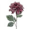 Künstliche Dahlie mit Kunstschnee 62cm bordeaux