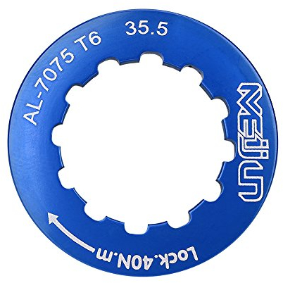 VGEBY Fahrrad Kettenras Lockring für 7-11 Speed ​​Mountain Bike(Blau)