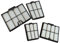 ZAVATTISHOP Maytronics 9991467-ASSY - Kit 4 Cartouches filtrantes Ultra Fins pour Dolphin
