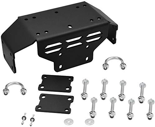 Winch Mounting Plate Bracket Kit Compatible with Honda Pioneer 500 2015-2022 Pioneer 520 2021-2022