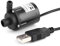 Zunate Wasserpumpen,Mini Micro Brushless Tauchpumpe Motor Wasserkühlpumpe mit USB-Anschluss,DC4V-6V 150L / H, Brunnenpumpen Wasserkühlung Pumpe für Aquarium Brunnen Garten Haus