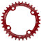 Newgoal Plato Bicicleta Montaña, Plato 32/34/36 Dientes BCD 104,Adecuado para Bicicletas de Carretera, Bicicletas de montaña para Montar un Solo piñón Rojo 34T