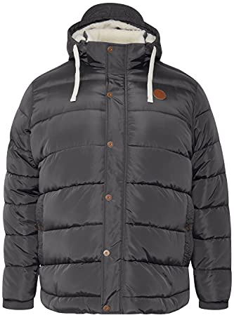 BLEND BHFrederic Herren Winterjacke Big & Tall Herrenjacke Jacke Große Größen bis 6xl mit Teddyfell-Kapuze Eingrifftaschen Regular fit