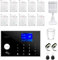 Sistema de alarma de seguridad antirrobo WiFi y 3/4G GSM para el hogar, marcación automática con Smart Life y alerta de aplicación Tuya, funciona con Google Assistant y Alexa