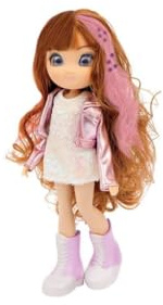 Giochi Preziosi Unique Eyes, Puppe 25 cm – Sophia, mit ihren Augen, mit magischem Haar, Spielzeug für Kinder ab 3 Jahren, MYM083