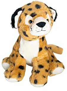 Heitmann Deco - PET Plüschtier Gepard - 25cm - Nachhaltig - aus 100% Recyclingmaterial