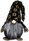 Christmas Paradise Deko Weihnachts-Wichtel 29cm (51cm) Gnom Zwerg schwarz-Gold