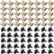 80 Piezas Surtido de Tornillos y Grapas Tuercas de Clip Tuercas y Tornillos para Carrocería Tuercas de Clips Tornillo Roscachapa Tuercas en U de Metal para Automóviles Guardabarros de Parachoques