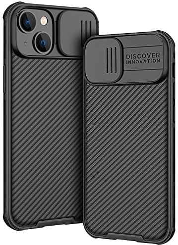 AROYI Handyhülle Kompatibel mit iPhone 14 Hülle, iPhone 14 (6,1) Hülle Kameraschutz mit Slide Camera Handyhülle für iPhone 14 Hülle (6,1 Zoll) - (Schwarz)