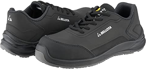 Bellota FTW073790S3 - Zapatilla de Seguridad Flex Carbon S3 de Mujer (Talla 37) de Piel Hidrofugada Nobuck, Ligera y Flexible