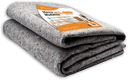 Couverture de déménagement, mesure 1,5 x 2 m, protège vos meubles des chocs et des transferts, couverture réutilisable, couverture de peintre, yoga et animaux de compagnie - Ofituria (1 unité)