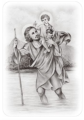 Avisa AutoTattoo Aufkleber st Christophorus - 33x47,5cm