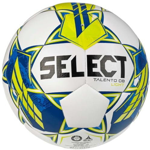 Select Talento DB Light V23 Ball TALENTO DB WHT-YEL, Unisex Footballs, White, 4 EU