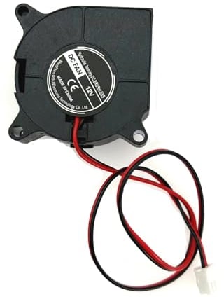 JZK 4020 4cm Silent Mini Blower Fan - 12V DC, 40x40x20 mm, 3D Printer Cooling Fan