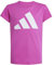 adidas Bambina Essentials Cotton T-Shirt, Semi Lucid Fuchsia/White, 14-15 Years