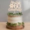 DazzJoy Holz Tortendeko 60. Geburtstag für Mann und Frau - Alles Gute zum 60. Cake Topper - Kuchen Deko für 60 Jahre Männer und Frauen