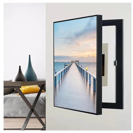ZLRBN Cache Compteur Electrique, Peintures Décoratives Bloquant Les Murs, pour la Décoration Murale d'un Hôtel DIY (G,60x80cm)