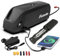 Adaluolo 48V Ebike Akku 15AH Hailong Ebike Batterie Elektrofahrrad Lithium-Ionen Fahrrad Batterien mit Ladegerät, USB-Anschluss, 4 Pin Grundplatte für 500W 750W 1000W Motor