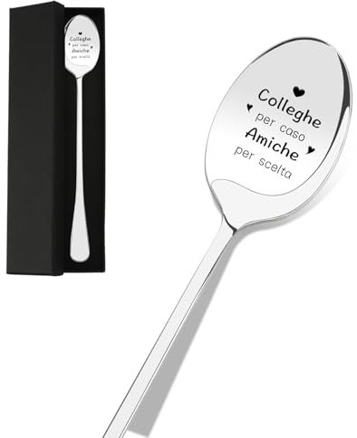 Regalo Collega Donna, Regalo Colleghe Cucchiaini Regali Per Colleghe Per Caso Amiche Per Scelta Regalo Per Collega Compleanno Regali Colleghi Di Lavoro Regalo Colleghe Natale, Regalo Natale Colleghe