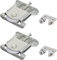 2 Pièces de Porte Meubles Poulie Coulissante Placard,Meubles Roues Coulissante,pour Porte de Garde-robe Roues Vitrines,Remplacement Porte Rouleau,Charge 30kg