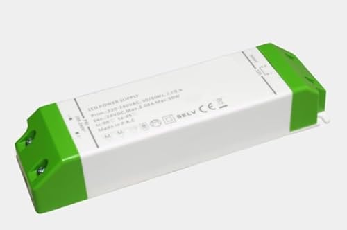 LED Netzteil Pro Slim (MECP-L) 24V DC, 2.08A, 50W Trafo mit MM Möbeleinbau, CE, Kurzschlussfest