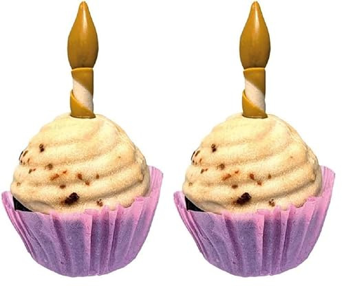 Croci Pet's Party Cupcake Gâteau d'anniversaire pour Chien sans Sucre ajouté 65g (Lot de 2)
