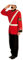 Fun Shack Royal Guard Kostüm, Soldaten Uniform Herren, Britische Soldat Kostüm Herren, Schweizer Garde Kostüm, Karneval Kostüm Soldat, Fasching Soldat - M