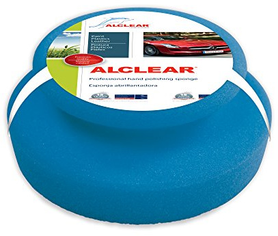 ALCLEAR 5713050M Professional Hand Polishing Sponge, Blue, 13 cm x 5 cm